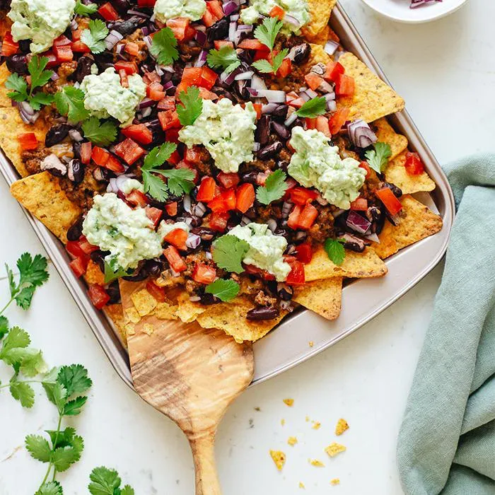 Image représentant Nachos aux Haricots Rouges