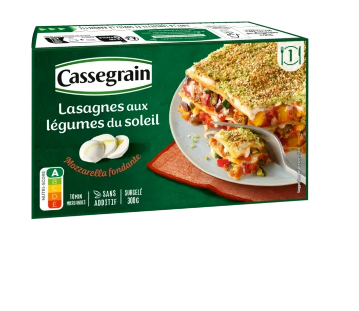 Image représentant Lasagnes aux Légumes du Soleil, mozzarella fondante