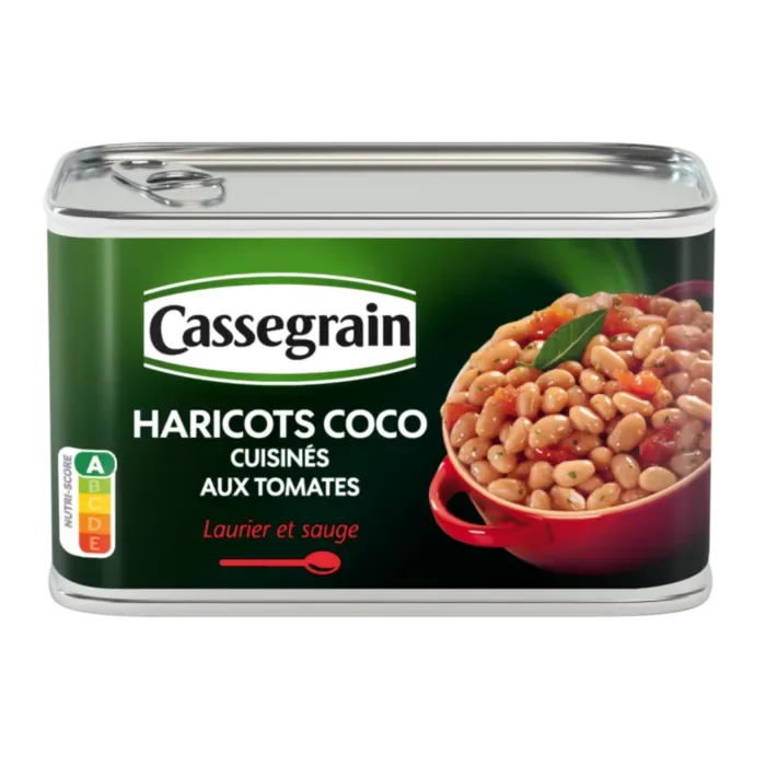 Haricots Coco cuisinés aux tomates, Laurier et sauge