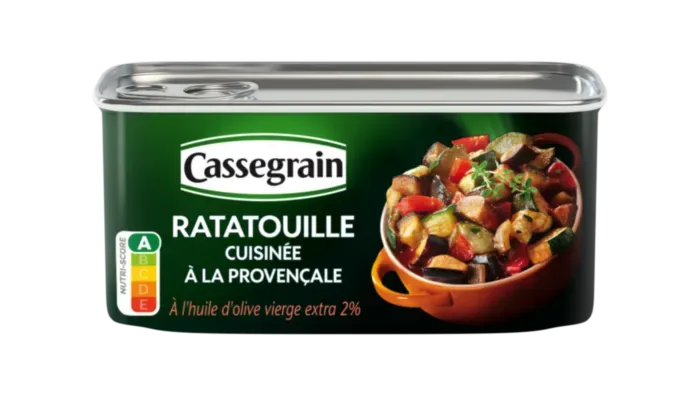 Image représentant Ratatouille cuisinée à la Provençale à l'huile d'olive vierge-extra 2%